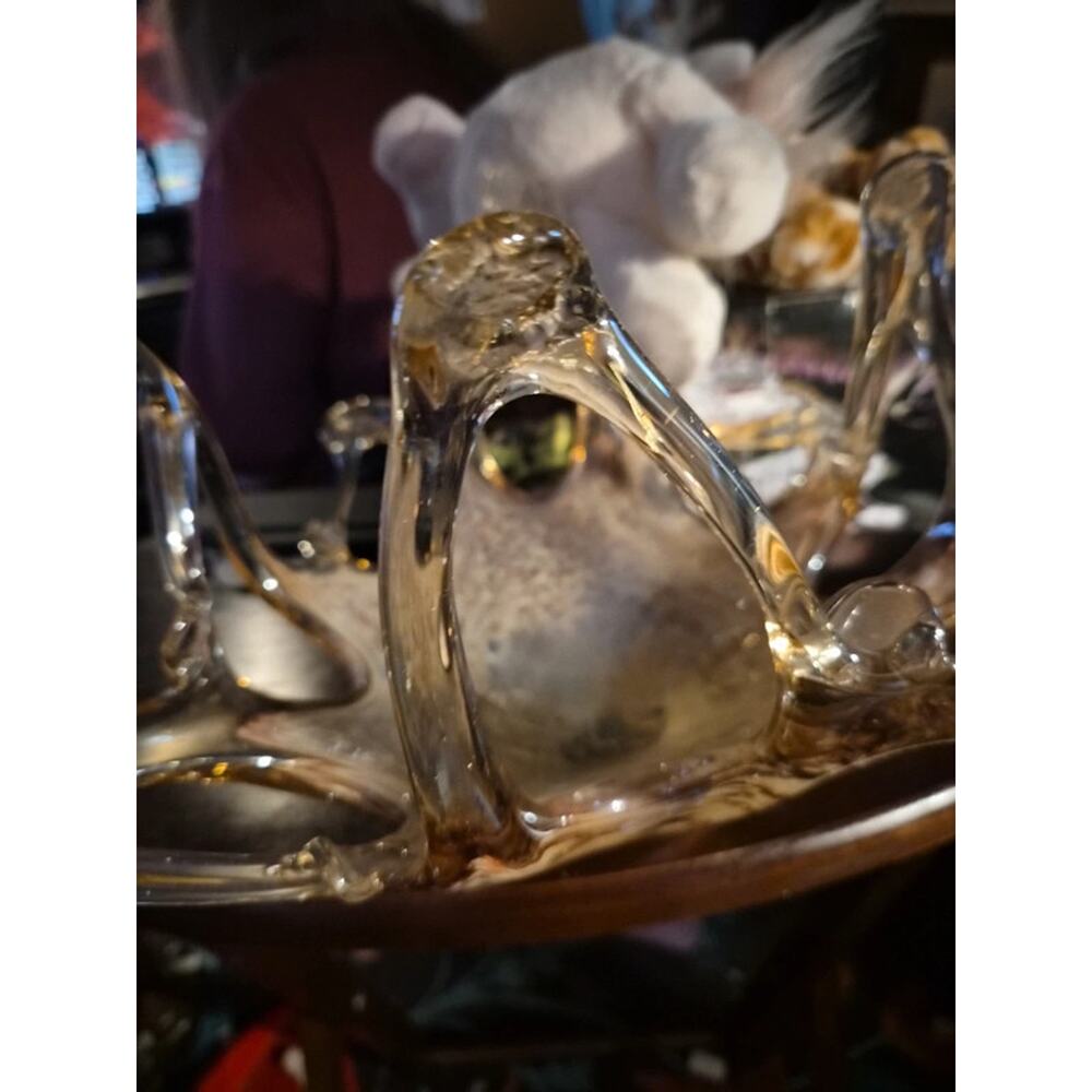 Vintage laboratory manor b Italian y yellow abstract free-form a